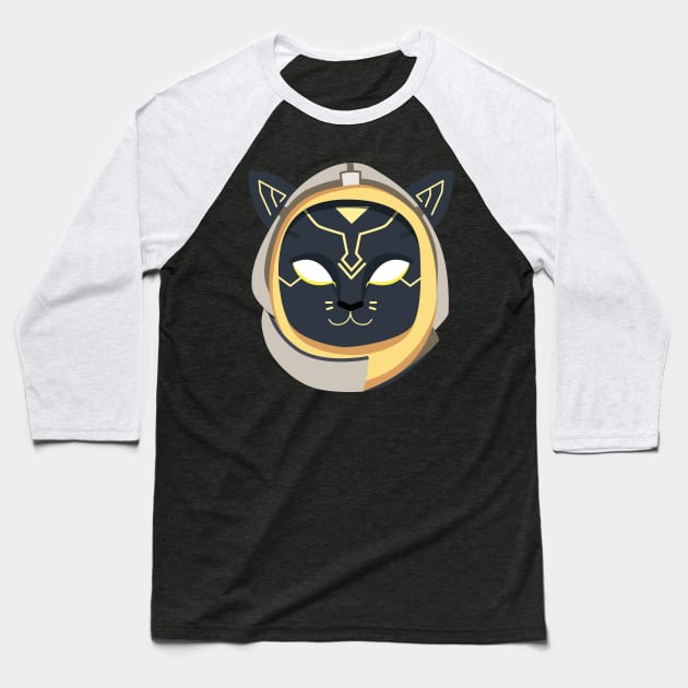 Ana - Bastet Overwatch Skin Baseball T-Shirt by Alice_Wieckowska